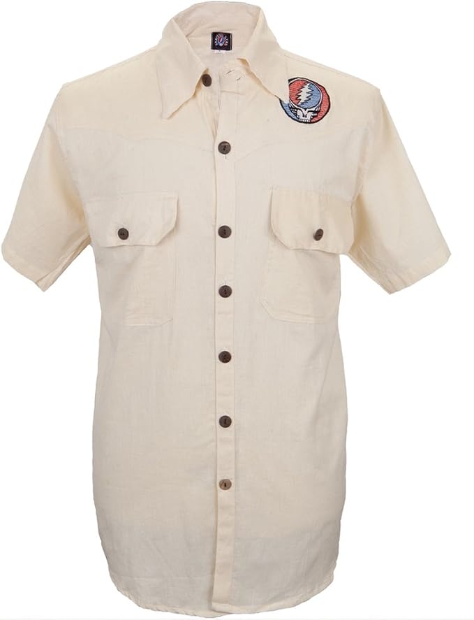 grateful dead men's button down shirt