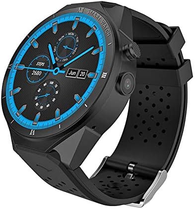 KW88 PRO Bluetooth Watch, 1G+16GB 2MP Camera 3G Smartwatch Quad Core GPS Smart Watch Phone with Heart Rate Activity Tracking Sleep Monitoring Waterproof Anti-Theft Compatible with Android 7.0 (Black)
