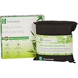 Sagano Natural Activated Charcoal Air Purifying Odor Eliminator Bag – Remove Bad Smell and Keep Your Home Fresh and Healthy - Car Air Freshener and Pet Odor Remover - 200 Gram Bag
