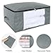Lifewit Large Clothes Storage Bag Comforters, Blankets, Bedding, Pillow, Breathable Foldable Closet Organizer Clear Window (Comforter Storage Bag)