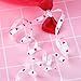 Coobey 300 Yards Curling Ribbon Heart Balloon Ribbons Roll Crimps Ribbon for Valentine's Day Party Festival, Balloon Gift Wrapping, Art Craft, 5mm (White)