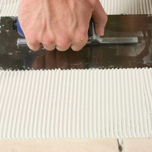 Futura 49116 M-D Building Premium Tile Installation Trowel, 4-1/2 in W X 12 in L Steel Blade Thermoplastic Rubber Handle