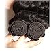 Ali Julia Hair Brazilian Natural Wave Hair Virgin Weave 3 Bundles 10a 100% Unprocessed Human Hair Weft Extensions 95-100g/pc Natural Color(14 16 18)