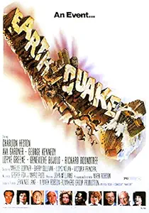 Erthstore 16x20 inch Fine Art Poster of Charlton Heston as Graff in Earthquake and cast Movie Poster Artwork