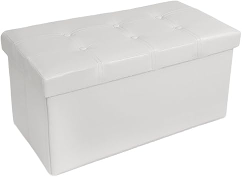 TecTake Asiento Plegable Arcón Asiento Puf Ordenación Caja de