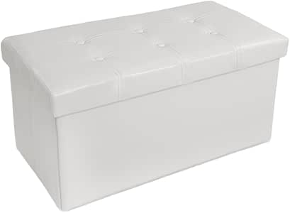 TecTake Asiento Plegable Arcón Asiento Puf Ordenación Caja de