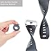 Wepro Bands Compatible with Fitbit Ionic SmartWatch, Watch Replacement Sport Strap for Women Men Kids, Buckle, Large, Smoke Gray