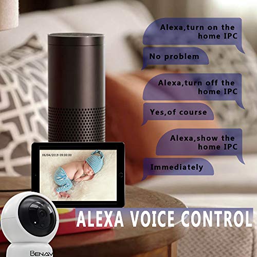 WiFi Security Camera 1080P, PT Auto Tracking, Wireless Full HD, Motion and Sound Detection Cloud Storage, Surveillance CCTV IP Network Cam Systems