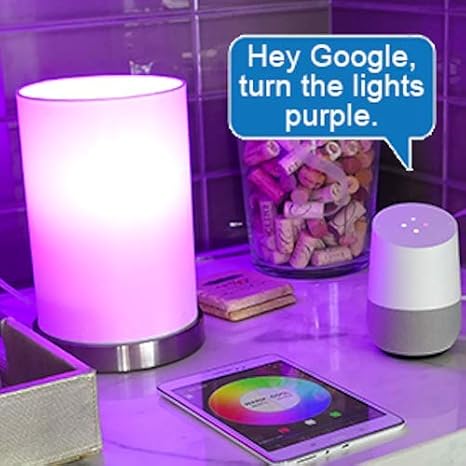 google home widget lights