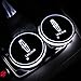 Auto Sport 2PCS LED Cup Holder Mat Pad Coaster with USB Rechargeable Interior Decoration Light Fit Lincoln Accessories