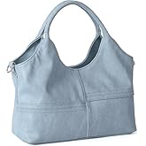 KOGTLA Vegan Leather Purses for Women with Detachable Satchel Strap, Ladies Handbags, Tote Hobo Bags with Top Handle