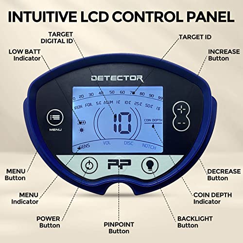RM RICOMAX Metal Detector for Adult, Higher Accuracy 10