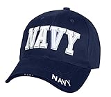 Deluxe Low Profile U.S. NAVY Embroidered Adjustable Ball Cap