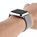 yamen Compatible for Apple Watch Band 42mm 44mm Milanese Loop for iwatch Band Series 2 Series 3 Series 4 Silver