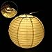 10 Pack LED Paper Lantern Lights YUNLIGHTS Waterproof Battery Operated Lights with 3 LEDs for Balloons Wedding Birthday Party Decoration, Warm White