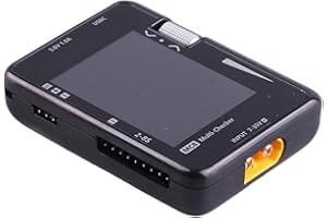 MC8 Multifunction Battery Tester 32bit for LiPo LiHV LiFePo with IPS Display Voltage Balance Measurement 7 0 35 0V Input DC U