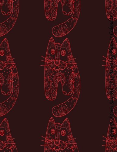 Cute Red Cats Say Hi! 2017 Monthly Planner Calendar: 16 Month August 2016-December 2017 Calendar with Large 8.5x11 Pages