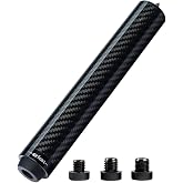 CRICAL Metal Pool Cue Extension with 3 Bumpers, Bullet Joint | 2/3/4/8 inch options, frosted anti-slip surface, check cue thread compatibility before ordering