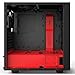 NZXT S340 Elite ATX Mid Tower Computer Case, Matte Black/Red (CA-S340W-B4)