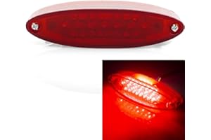 evomosa Motorcycle Taillight Universal Brake Stop Light ATV Tail Light