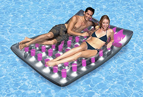 Poolmaster Double French Pocket Swimming Pool Mattress Float Lounge - Thumbnail 5