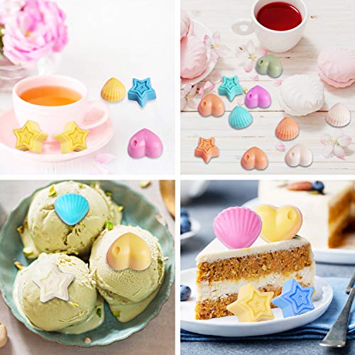 image for Silicone Chocolate Candy Molds, Senbowe 4 Pack Non-stick Baking Molds 