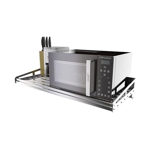 ZfgG Cocina Microondas Horno Racks Montado en la Pared con Gancho ...
