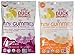 Little Duck Organics Tiny Gummies Probiotic Fruit & Veggie Snacks 2 Flavor Variety Bundle: (1) Little Duck Organics Pomegranate/Blueberry/Acai, & (1) Little Duck Organics Orange/Carrot/Acai, 3 Oz. Ea.