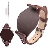 XIW Compatible for 18mm Fossil ES4286 ES4114 ES4113 ES3838 ES3748 ES3625 ES3616 ES3615 Leather Watch Band Replacement for women Wirstband Strap men wirst Bracelet