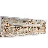 White Mogul Mirror Banjara Table Runner Patchwork Table throw Boho House Gift 60x18