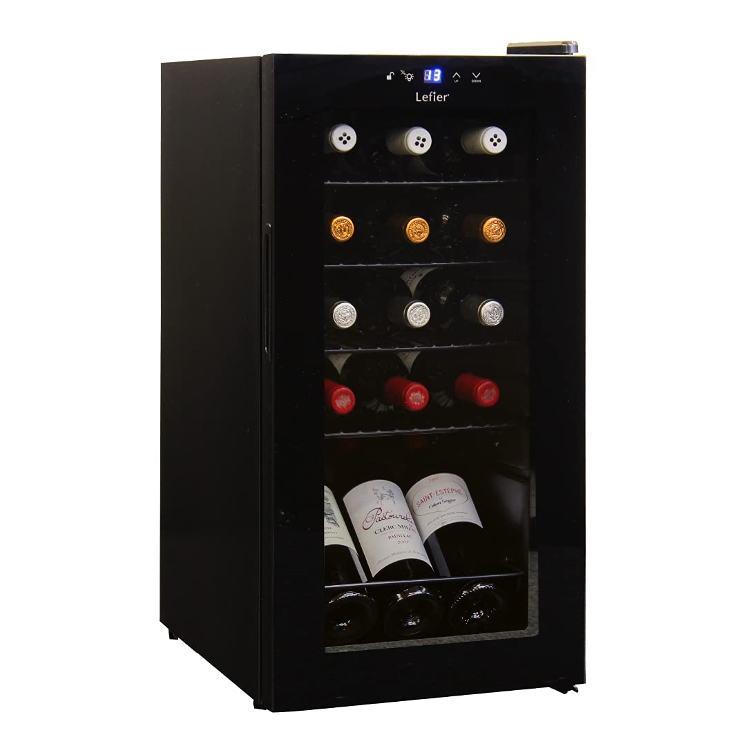 ワインセラー ルフィエール『ENTRY 15 (C15B)』 コンプレッサー式 15本 本体カラー：ブラック 家庭用 セラー コンプレッサー式 業務用 薄型 スリム ひとり暮らし 新生活商品画像