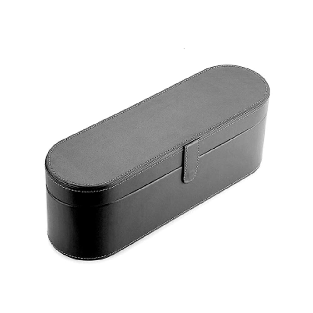 Xingsiyue Hard Travel Case for Dyson Supersonic HD01 HD03 Hair Dryer,PU Leather Portable Anti-scratch Case Cover Storage Bag(Black Box)