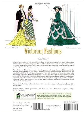 Victorian Fashions Coloring Book Dover Fashion Coloring Book