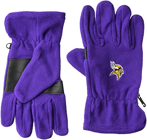 OTS NFL Minnesota Vikings Men's Fleece Glove, Legacy, Men's