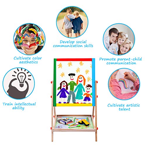 2 Costzon+Adjustable+Chalkboard+Magnetic+Standing