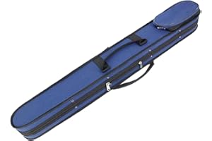 kowaku String Bass Bow Box Double Bass Bow Case String Bass Bow Bag for Travel Performances, Blue