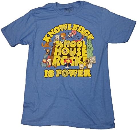 Schoolhouse Rock Knowledge Is Power Licensed Graphic T-Shirt - 2XL