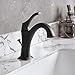KRAUS KBF-1201ORB Arlo Single Handle Basin Bathroom Faucet with Lift Rod Drain and Deck Plate, Oil Rubbed Bronze