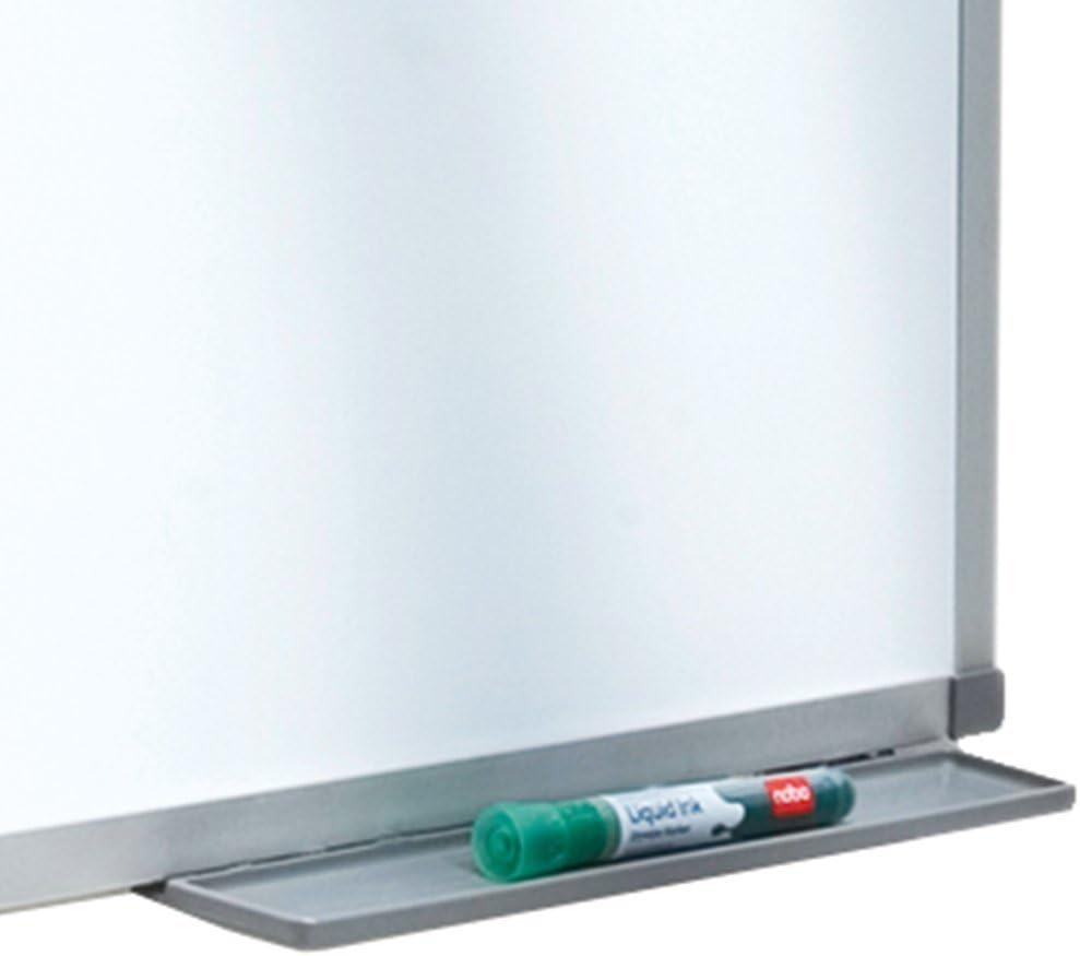 Nobo Steel Magnetic Whiteboard, 1200 x 900mm, Aluminium Trim, Corner Wall Mounting, Includes Whiteboard Pen Tray - Image 4