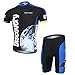 Free Fisher Men's Short Sleeve Cycling Jersey Set