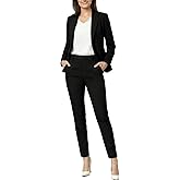 Marycrafts Women's Pant Suits Set – Professional Business Suiting Blazer and Pants 2 Piece Outfit