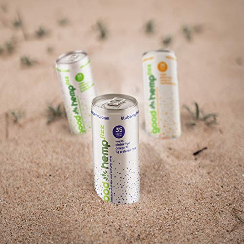 Good Hemp Fizz Low Calorie Carbonated Energy Drink Vegan Preworkout