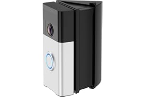 QIBOX Adjustable (30 to 55 Degree) Angle Doorbell Mount Compatible with Ring/Blink Video Doorbell 4/3/2/1/Wired/Pro/(2020 Release), Replacement Adapter Mounting Holder Bracket Wedge Accessories Kit