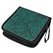 MECO(TM) 40 Dics CD/VCD/DVD Case Storage Organizer Wallet Holder Album Box (World Map Green)