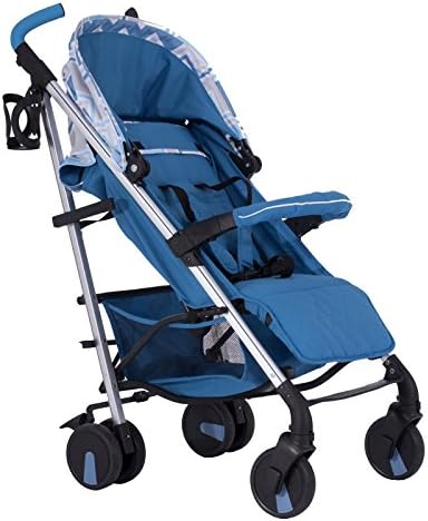 my babiie mb51 blue chevron stroller