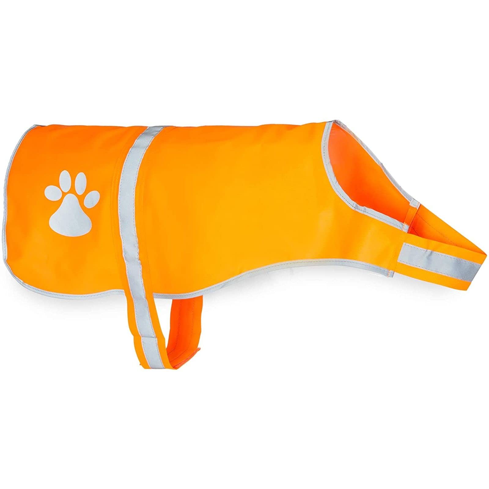 Reflective Dog Harness, Orange Safety Vest, Size Large (1 Pack)