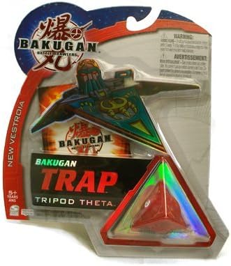 Bakugan New Vestroia Bakugan Trap Pyru Tripod Theta {new In Package}