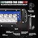 50 inch LED Light Bar TURBOSII 288W Flood Spot Combo Off Road Lights Led Work Light Bar + 4