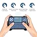 ANEWKODI Mini Keyboard with Touchpad Mouse and Multimedia Keys, USB Backlit Wireless 2.4Ghz Android Remote Control Keyboard Best for Smart TV, PC, Android TV Box, PS4, IPTV, Xbox, Support Windows 10