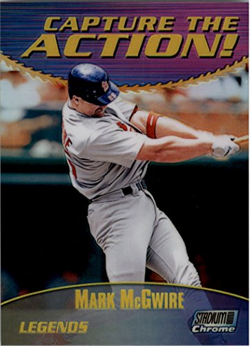 2000 Stadium Club Chrome Capture the Action Refractors #CA15 Mark McGwire -NM-MT